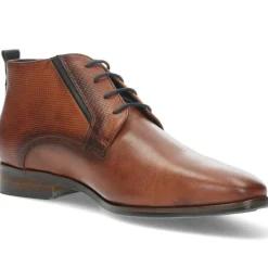 Cognac veterschoenen Estoril