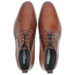 Cognac veterschoenen Estoril