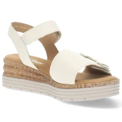 Crème kleurige sandalen