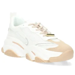 Crème kleurige sneakers