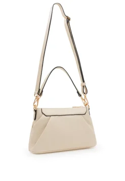 Crèmekleurige handtas