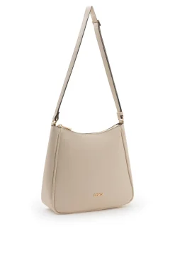 Crèmekleurige schoudertas