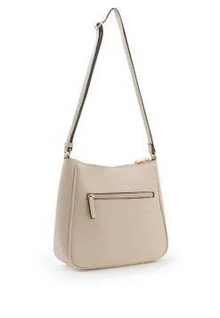 Crèmekleurige schoudertas