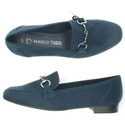 Donkerblauwe Mocassins