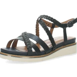 Donkerblauwe sandalen