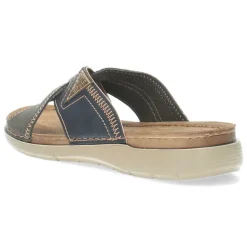 Donkerblauwe slippers