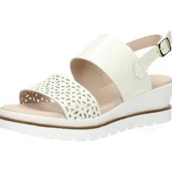Ecru sandalen