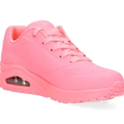 Fluo roze sneakers