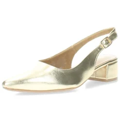 Gouden slingbacks