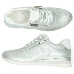 Grijze metallic sneakers