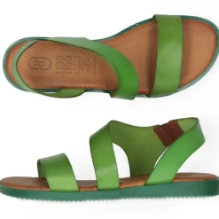 Groene sandalen