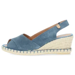 Jeans blauwe sleehakken