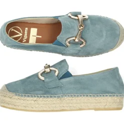Jeansblauwe espadrilles