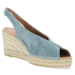 Jeansblauwe sleehakken