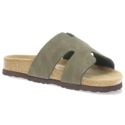 Khaki slippers