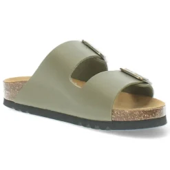 Khaki slippers
