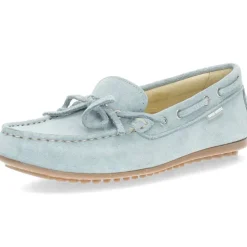 Lichtblauwe mocassins