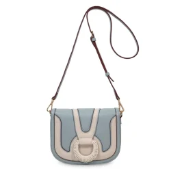Lichtblauwe schoudertas