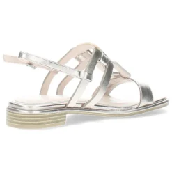 Metalic sandalen