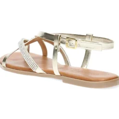 Metallic gouden sandalen