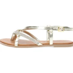 Metallic gouden sandalen