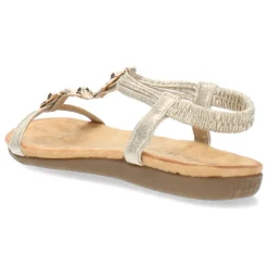 Metallic gouden sandalen