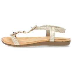 Metallic gouden sandalen