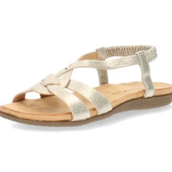 Metallic gouden sandalen