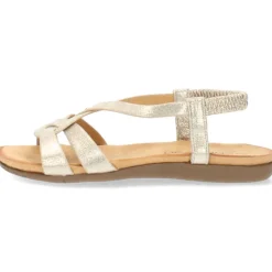 Metallic gouden sandalen