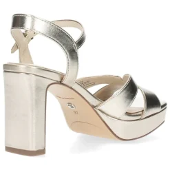 Metallic gouden sandalen