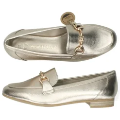 Metallic Mocassins