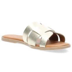 Metallic slippers