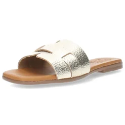 Metallic slippers