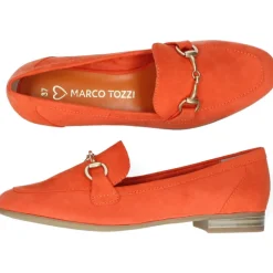 Oranje loafers
