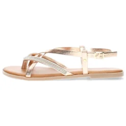 Rosé gouden sandalen