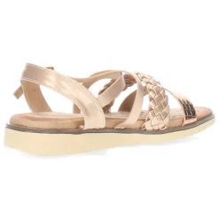 Rosé gouden sandalen
