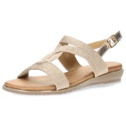 Rosé gouden sandalen