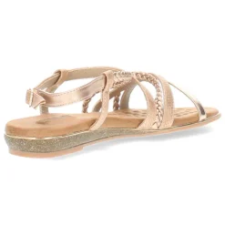 Rosé gouden sandalen