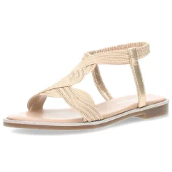 Rosé gouden sandalen
