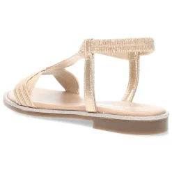 Rosé gouden sandalen