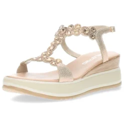 Rosé gouden sleehakken