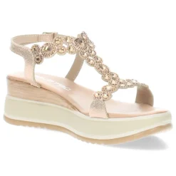 Rosé gouden sleehakken