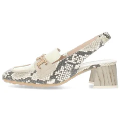 Slangenprint slingbacks