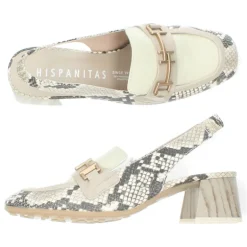 Slangenprint slingbacks