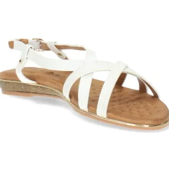 Witte sandalen