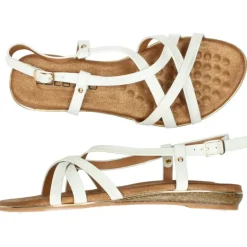 Witte sandalen