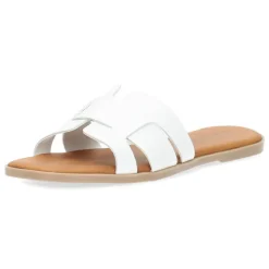 Witte slippers
