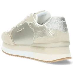 Zandkleurige sneakers