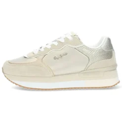 Zandkleurige sneakers