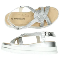 Zilveren sandalen